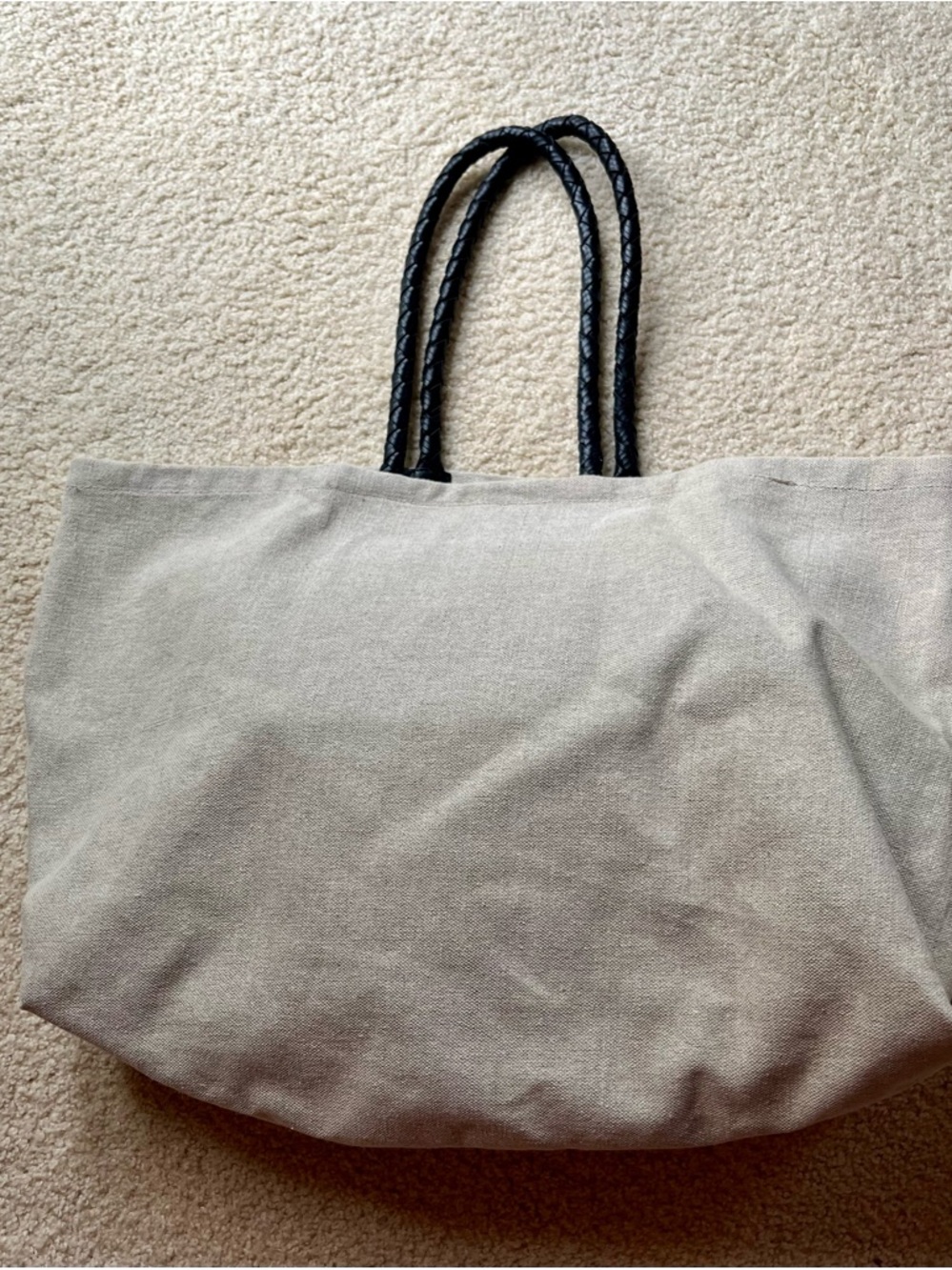 Massimo Dutti Large Canvas Tote